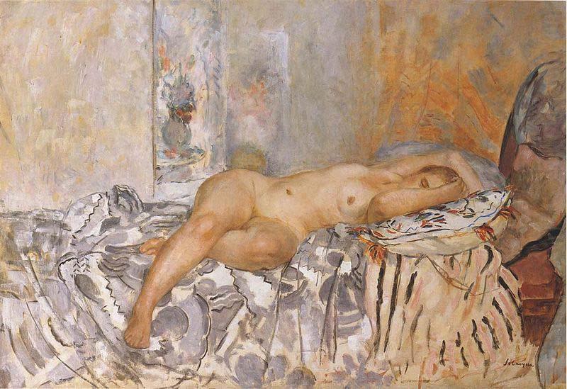 Henri Lebasque Prints Nude on Spanish Blanket china oil painting image